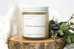 Cotton & Lavender Fields - "The Audrey Candle"